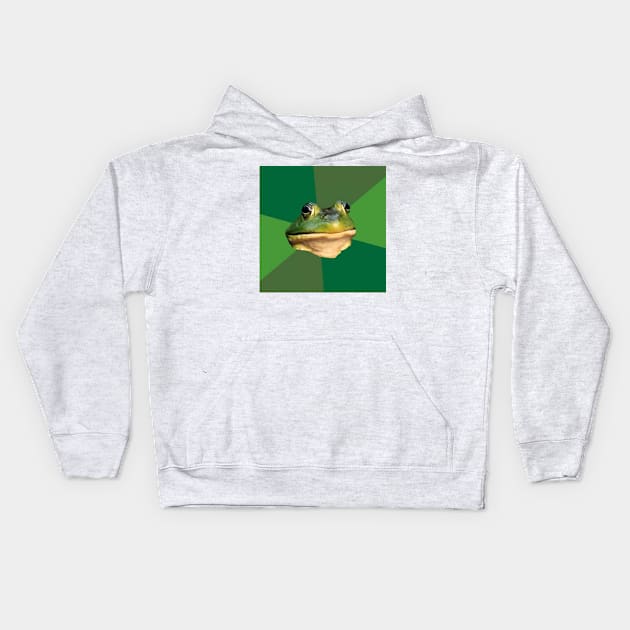 Foul Bachelor Frog Kids Hoodie by FlashmanBiscuit